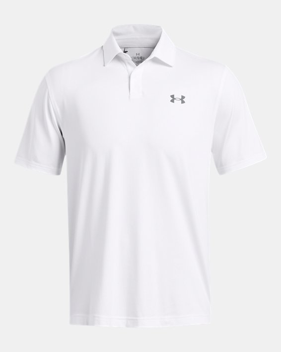 Polo UA Tee To Green pour homme, White, pdpMainDesktop image number 2
